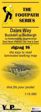 Dales Way 2: Buckden to Sedbergh Walking Map