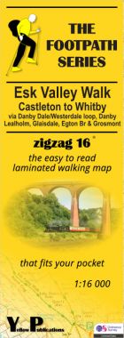 Esk Valley Walk: Castleton to Whitby Walking Map