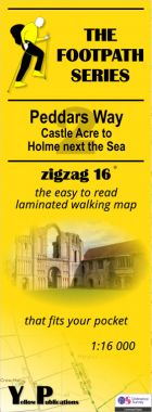Peddars Way 2: Castle Acre to Holme-next-the-Sea Walking Map