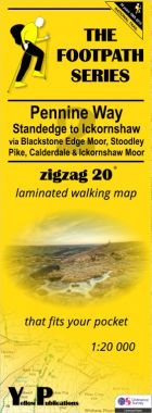 Pennine Way 2: Standedge to Ickornshaw Walking Map