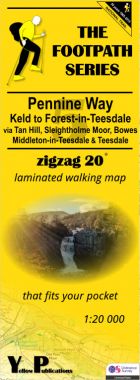 Pennine Way 5: Keld to Forest-in-Teesdale Walking Map