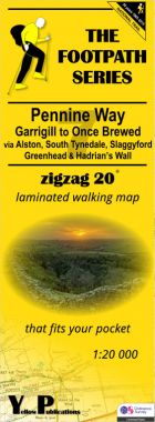 Pennine Way 7: Garrigill to Once Brewed Walking Map