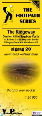 The Ridgeway 1: Overton Hill to Segsbury Castle Walking Map