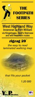 West Highland Way 3: Inveroran to Fort William Walking Map