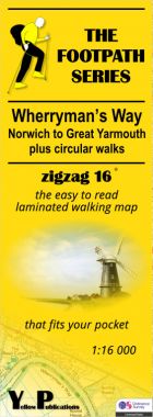 Wherryman's Way: Norwich to Great Yarmouth Walking Map